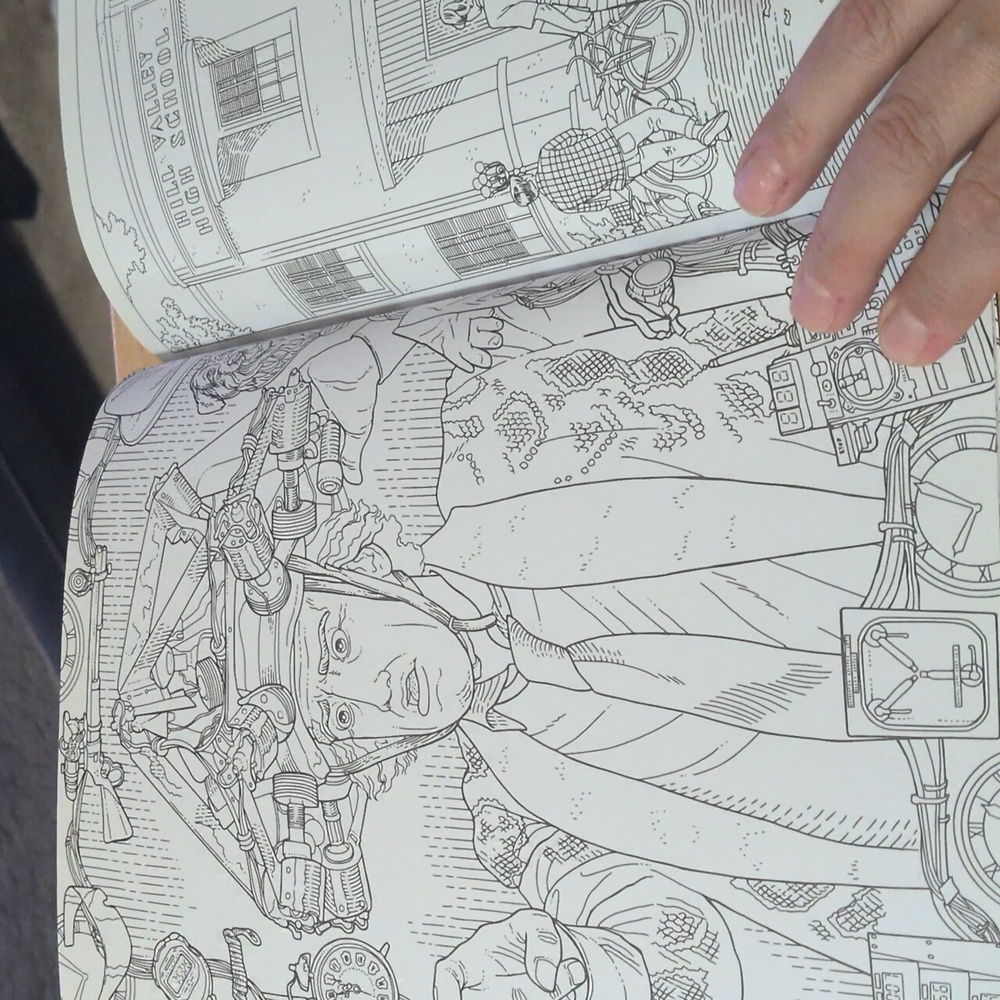 Back To The Future Coloring Book - Picture 3 of 4